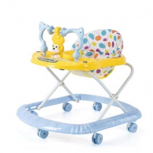 婴幼儿童宝宝学步车防侧翻多功能助步车可坐6/7-18个月带音乐折叠