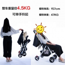 婴儿手推车 轻便携可躺可坐 折叠四轮避震儿童婴儿推车