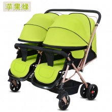 双胞胎婴儿推车,双人婴儿手推车儿童推车可躺可坐四轮童车厂