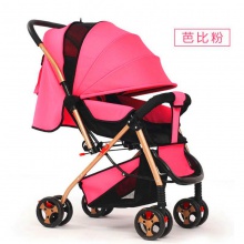 婴儿手推车便携超轻双向铝合金高景观折叠可坐躺可携带上飞机火车