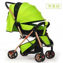 婴儿手推车便携超轻双向铝合金高景观折叠可坐躺可携带上飞机火车