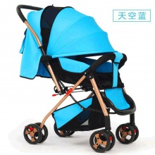 婴儿手推车便携超轻双向铝合金高景观折叠可坐躺可携带上飞机火车