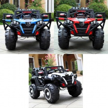 儿童电动汽车四轮越野车4驱带遥控车可坐大人宝宝玩具车双人童车