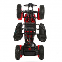 厂家直供儿童小孩大功率电动四轮沙滩车充气轮儿童电动车出租