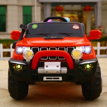 仿真四驱吉普儿童四轮电动汽车男女孩可坐可遥控双开门电瓶