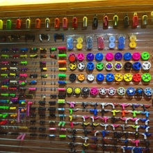 童车自行车塑料闸把全铝刹车把3指5指儿童自行车配件大全