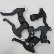 童车自行车塑料闸把全铝刹车把3指5指儿童自行车配件大全