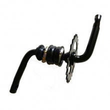 童车链轮曲柄 自行车曲柄 自行车链轮曲柄 连体拐童车自行车配件