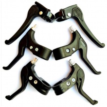 强度塑料山地自行车闸把刹车手把骑行配件刹车把手公主刹把童车把