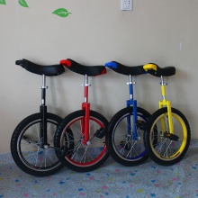 儿童单轮自行车儿童单车双层加厚铝圈学校体育用品健身16寸独轮车