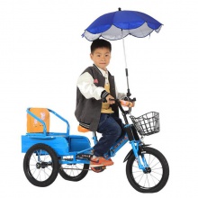 轻便折叠带斗2-10岁双人脚踏车大号男女宝宝小孩自行车儿童三轮车