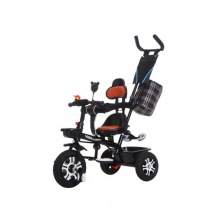 婴幼儿手推车小宝宝脚踏车折叠轻便可带人大号大童6岁儿童三轮车