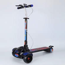 儿童4-8-12-18岁中大童男女孩滑滑踏板音乐灯光溜溜车大号滑板车