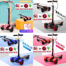 儿童4-8-12-18岁中大童男女孩滑滑踏板音乐灯光溜溜车大号滑板车