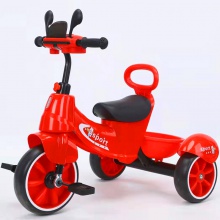 小孩3轮婴儿脚蹬三轮车儿童摩托车款儿童三轮车音乐灯光