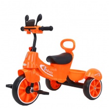 小孩3轮婴儿脚蹬三轮车儿童摩托车款儿童三轮车音乐灯光