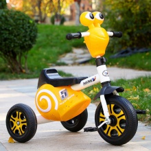 蜗牛带音乐灯光3-8岁宝宝自行车婴幼儿三轮车儿童脚踏车