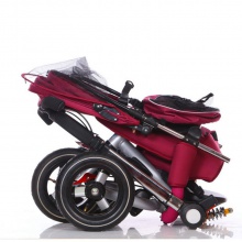 高品质铁架 3合1 婴儿三轮车顶篷 2 岁儿童推车三轮车可折叠