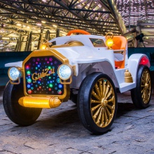 大号四轮遥控汽车可坐大人小孩双人四驱宝宝玩具老爷车儿童电动车