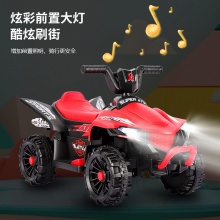 越野四轮汽车可坐人男女宝宝2-8-10岁遥控玩具儿童电动沙滩摩托车