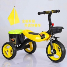 儿童新款音乐三轮车 1-5岁三轮车的简单便捷式 外卖快餐车