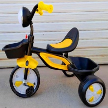 安全材料小孩三轮自行车 婴儿三轮车带音乐和灯光 儿童三轮车