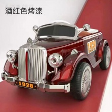 可坐大人小孩双人遥控车四轮玩具汽车 儿童亲子款电动高端老爷车