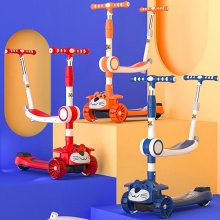 1-12岁小孩折叠三合一男女童宝宝踏板滑滑溜溜车 儿童滑板车