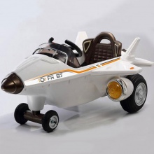 时尚设计 4轮飞机儿童电动骑行带音乐功率显示 儿童飞机电汽车