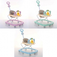 不侧翻礼品手推男女宝宝6-18个月可坐学行车 婴儿童学步车