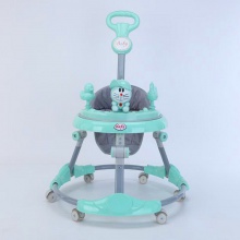 防o型腿防侧翻走路手推车 可坐女孩男宝宝静音轮 婴儿学步车