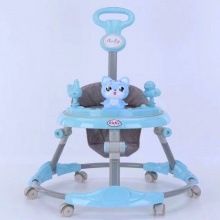 防o型腿防侧翻走路手推车 可坐女孩男宝宝静音轮 婴儿学步车