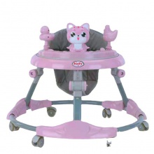 防o型腿防侧翻走路手推车 可坐女孩男宝宝静音轮 婴儿学步车