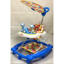 新款婴儿车儿童带音乐防侧翻 带推把宝宝学步车6-18个月