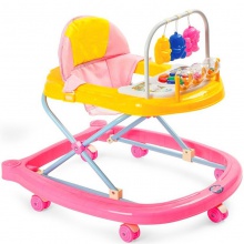 防侧翻男宝宝女孩手推可坐摇马起步学行车 防o型腿婴儿学步车