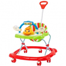 新款婴儿宝宝防侧翻防o型腿儿童音乐学步车 折叠男女婴儿学步车