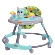 可折叠防侧翻防O型腿助步车 6-18个月宝宝学步车 婴儿学步车