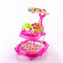 带遮阳篷婴儿学步车 婴儿脚垫学步车 男孩女宝宝学步车