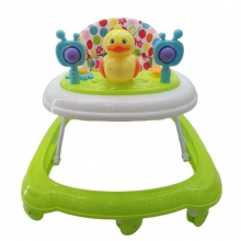2022新款塑料音乐卡通灯婴儿学步车 简易七彩推把婴儿学步车