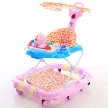 音乐婴儿推车学步车 360度旋转儿童步行学习玩具车 婴儿学步车