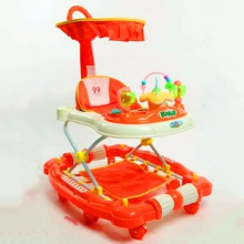 防o型腿侧翻女孩手推可坐儿童男宝宝起步学行车 婴儿学步车