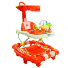 防o型腿侧翻女孩手推可坐儿童男宝宝起步学行车 婴儿学步车