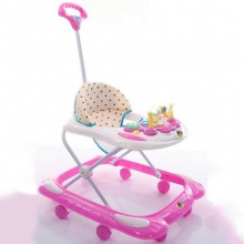 婴儿助步学行车 防侧翻推把玩具车 儿童学步车