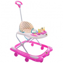 婴儿助步学行车 防侧翻推把玩具车 儿童学步车