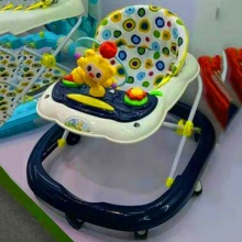 不同颜色的孩子亲爱的婴儿学步车 带婴儿玩具和训练婴儿学走路的