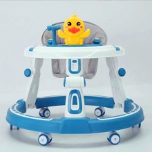 防o型腿儿童学步车 防侧翻手推车 宝宝学步车婴儿学步车