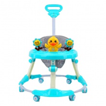 推柄一键折叠学步车 带音乐学步车 新款婴儿学步车