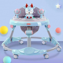 儿童三合一折叠多用型防侧翻助步车宝宝童车静音轮婴儿学步车