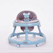 时尚设计塑料玩具婴儿学步车 耐磨静音轮婴儿学步车