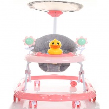 防侧翻6/7-18个月手推可坐折叠男女孩 婴儿幼儿童宝宝学步车